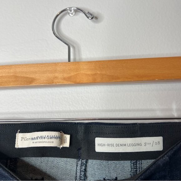 Anthropologie Pilcro High-Rise Ankle Denim Leggings - Picture 6 of 8